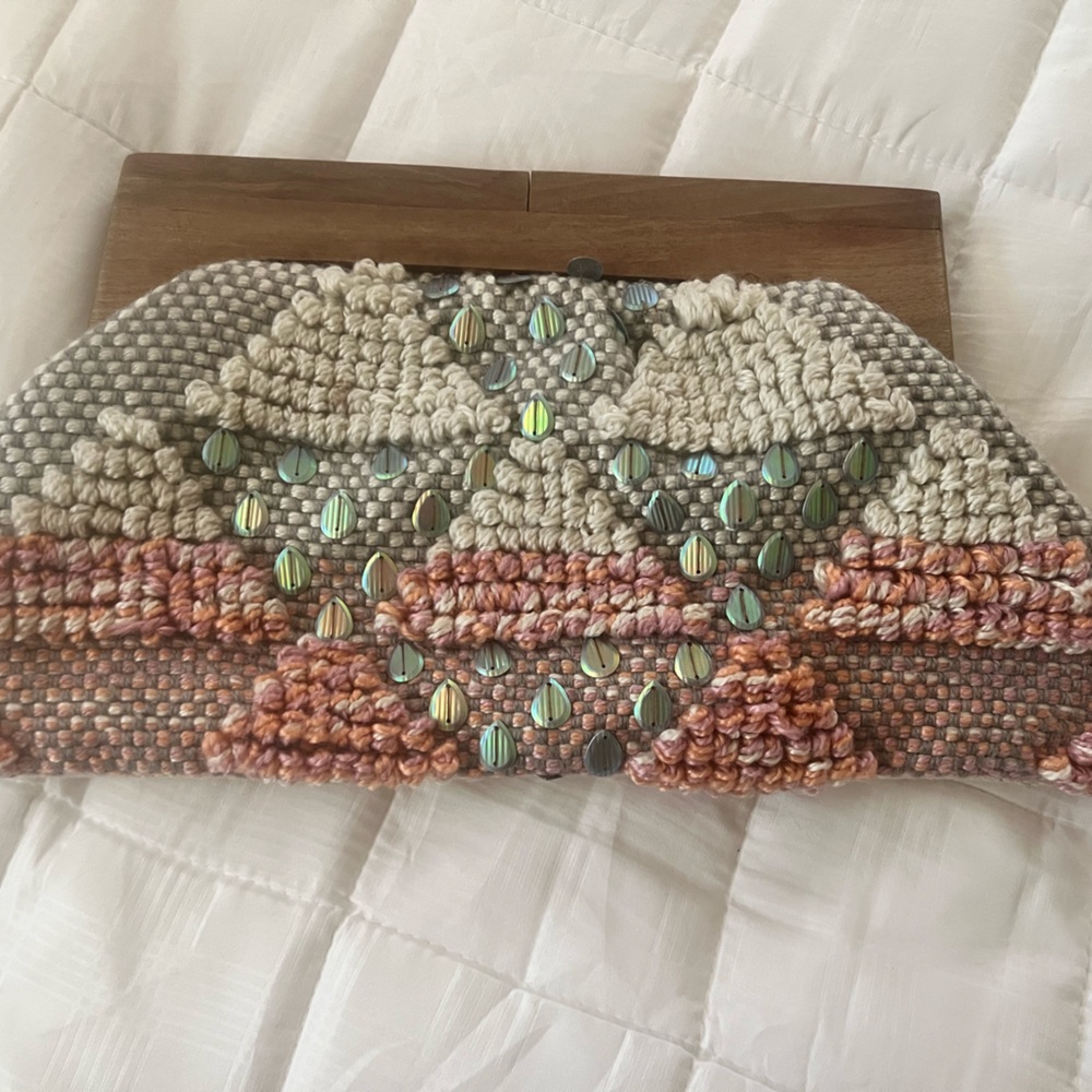 Beautiful Handcrafted Multicolor Clutch perfect for Spring Easter 🐣🐰🌸